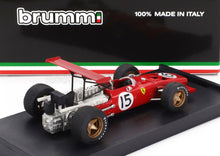 FERRARI - F1 312 N 15 SPAIN GP 1969 CHRIS AMON - RED WHITE Scale model car on Vroomi