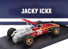 FERRARI - F1 312 N 26 WINNER FRANCE GP 1968 JACKY ICKX - WITH DRIVER FIGURE - RED WHITE Scale model car on Vroomi