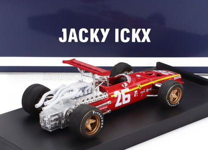 FERRARI - F1  312 N 26 WINNER FRANCE GP 1968 JACKY ICKX - RED WHITE