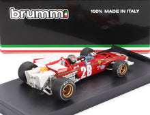 FERRARI - F1 312B N 28 BELGIUM GP 1970 IGNAZIO GIUNTI - WITH DRIVER FIGURE - RED WHITE Scale model car on Vroomi