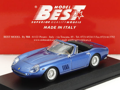 FERRARI - 275 GTB/4S s/n.10453 NART SPIDER OPEN 1967 - PERSONAL CAR STEVE MCQUEEN - BLUE MET