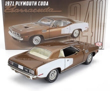 PLYMOUTH - CUDA 340 COUPE 1971 - BROWN MET WHITE - Vroomi