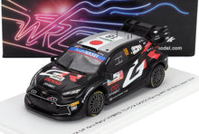 TOYOTA - YARIS GR RALLY1 HYBRID TEAM TOYOTA GAZOO RACING WRT N 18 4th RALLY JAPAN 2024 TAKAMOTO KATSUTA - AARON JOHNSTON - BLACK WHITE