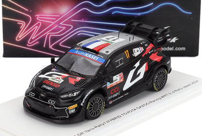 TOYOTA - YARIS GR RALLY1 HYBRID TEAM TOYOTA GAZOO RACING WRT N 17 2nd RALLY JAPAN 2024 SEBASTIAN OGIER - VINCENT LANDAIS - BLACK
