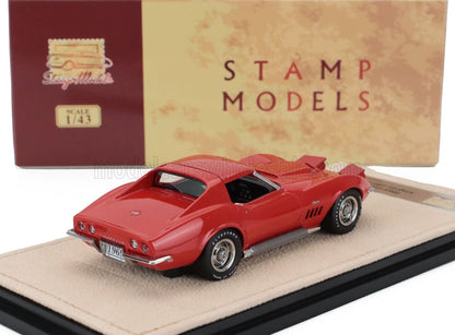 CHEVROLET - CORVETTE L88 COUPE 1969 - CLOSED ROOF - OPEN HEADLIGHT - RED - Vroomi