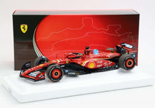 FERRARI - F1  SF-24 TEAM SCUDERIA FERRARI N 16 WINNER MONZA ITALY GP 2024 CHARLES LECLERC - POLYFOAM PACKAGING - RED BLACK