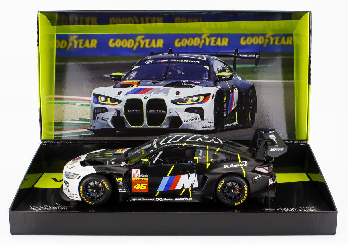 BMW | 4-SERIES M4 GT3 TEAM WRT N 46 2nd IMOLA 2024 VALENTINO ROSSI - MAXIME MARTIN - AHMAD AL HARTHY