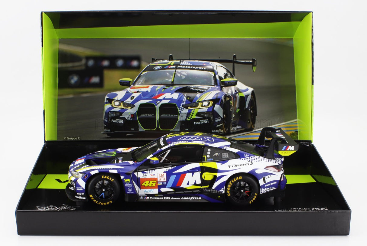 BMW | 4-SERIES M4 GT3 TEAM WRT N 46 24h LE MANS 2024 VALENTINO ROSSI - MAXIME MARTIN - AHMAD AL HARTHY