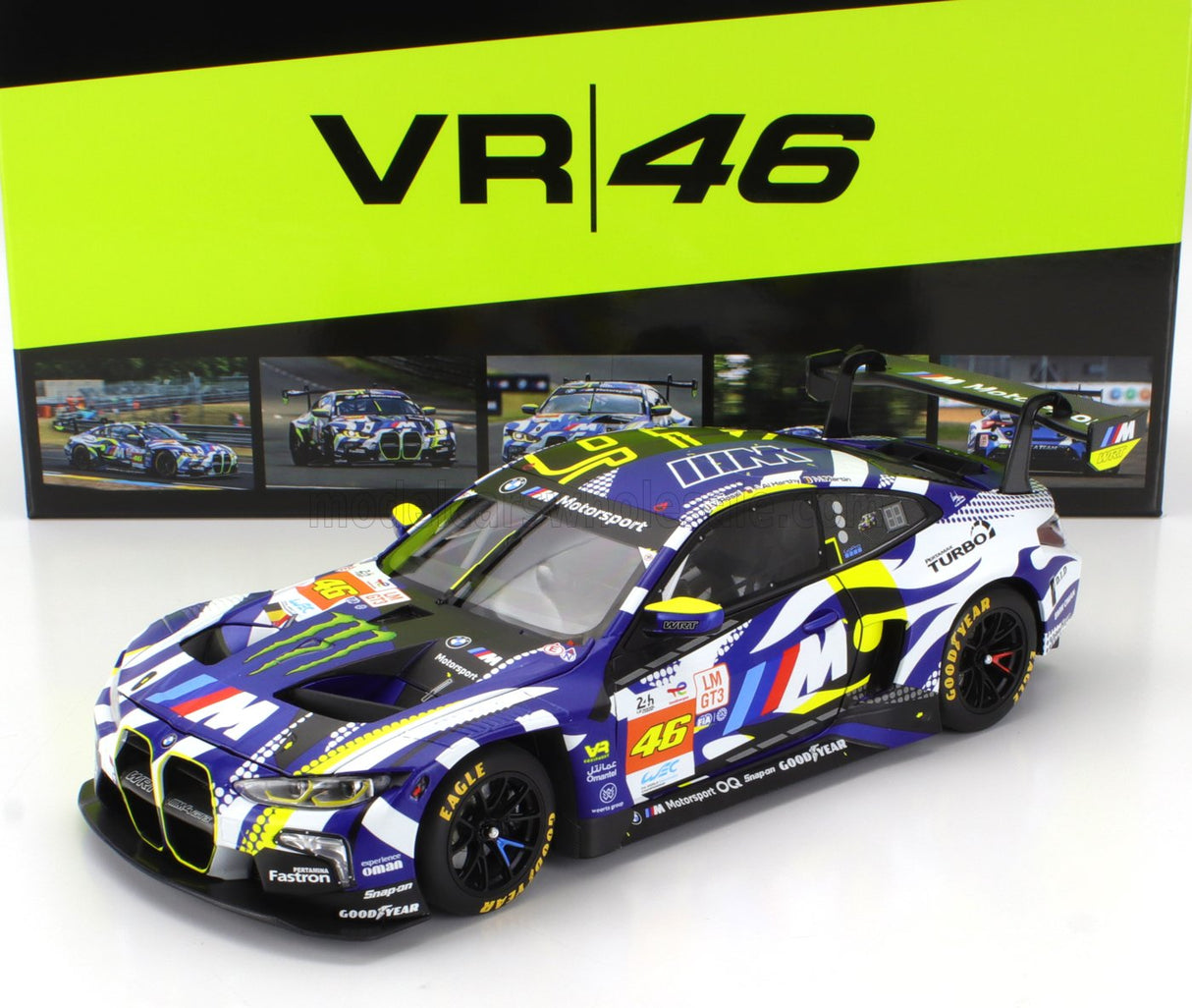 BMW | 4-SERIES M4 GT3 TEAM WRT N 46 24h LE MANS 2024 VALENTINO ROSSI - MAXIME MARTIN - AHMAD AL HARTHY