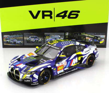BMW - 4-SERIES M4 GT3 TEAM WRT N 46 24h LE MANS 2024 VALENTINO ROSSI - MAXIME MARTIN - AHMAD AL HARTHY - BLUE WHITE BLACK