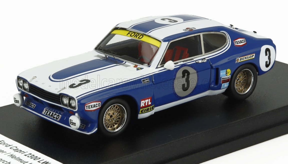 Ford Capri 2600 LW No. 3 Hans Heyer Helmut Koinigg 24h Spa Francorchamps 1973 Trofeu 1:43 scale model