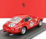 FERRARI | 250GT SWB 3.0L V12 TEAM EQUIPE NATIONALE BELGE N 21 24h LE MANS 1960 LUCIEN BIANCHI - JEAN BLATON BEURLYS - CON VETRINA - WITH SHOWCASE