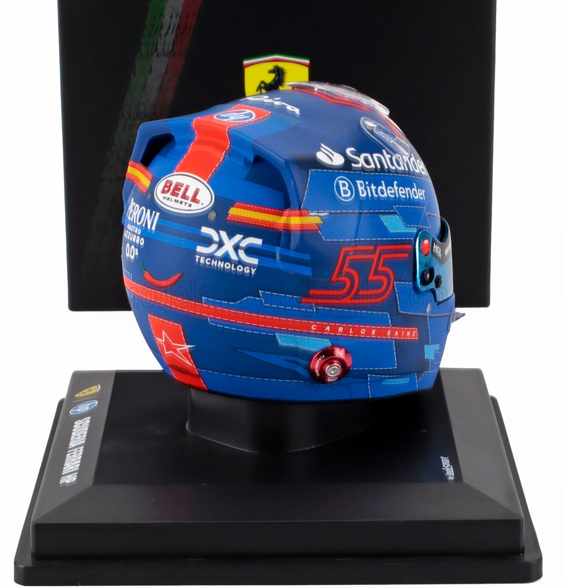 BELL HELMET | CASCO HELMET F1 CARLOS SAINZ TEAM FERRARI HP N 55 MIAMI GP 2024