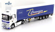 RENAULT - T520 VRACHTWAGEN TELONATO CROUVEZIER TRANSPORTS 2021 - WIT-BLAUW