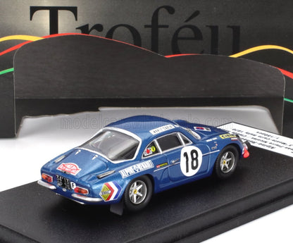 RENAULT | ALPINE A110 1300 N 18 3rd RALLY MONTECARLO 1970 JEAN PIERRE NICOLAS - CLAUDE ROURE