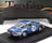Voiture miniature 1:43 bleue, Alpine-Renault #18 de rallye, présentée avec la boîte Trofeu — Vroomi