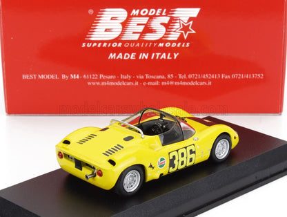 FIAT - ABARTH 1000SP SPIDER N 386 TRIESTE OPICINA 1970 MAURO BALDI - JAUNE NOIR - Vroomi