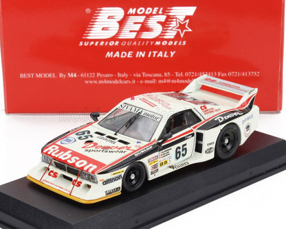 LANCIA - BETA MONTECARLO TURBO TEAM SIVAMA DI GALLIATE N 65 24h LE MANS 1982 GIANNI GIUDICI - THIERRY PERRIER - BERNARD SALAM - BLANC ROUGE - Vroomi