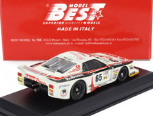 LANCIA - BETA MONTECARLO TURBO TEAM SIVAMA DI GALLIATE N 65 24h LE MANS 1982 GIANNI GIUDICI - THIERRY PERRIER - BERNARD SALAM - BLANC ROUGE - Vroomi