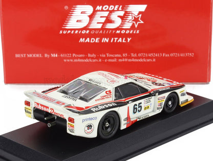 LANCIA - BETA MONTECARLO TURBO TEAM SIVAMA DI GALLIATE N 65 24h LE MANS 1982 GIANNI GIUDICI - THIERRY PERRIER - BERNARD SALAM - BLANC ROUGE - Vroomi
