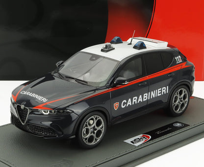 ALFA ROMEO - TONALE VELOCE CARABINIERI 2023 - CON VETRINA - WITH SHOWCASE - BLUE WHITE RED