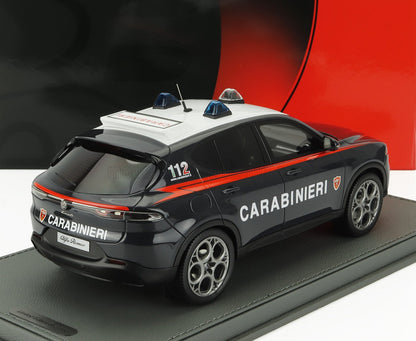 ALFA ROMEO - TONALE VELOCE CARABINIERI 2023 - CON VETRINA - WITH SHOWCASE - BLUE WHITE RED