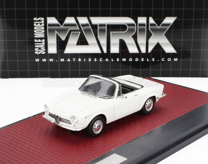 ALFA ROMEO - GIULIA GT CABRIOLET SPIDER PROTOTIPO 1963 - WHITE