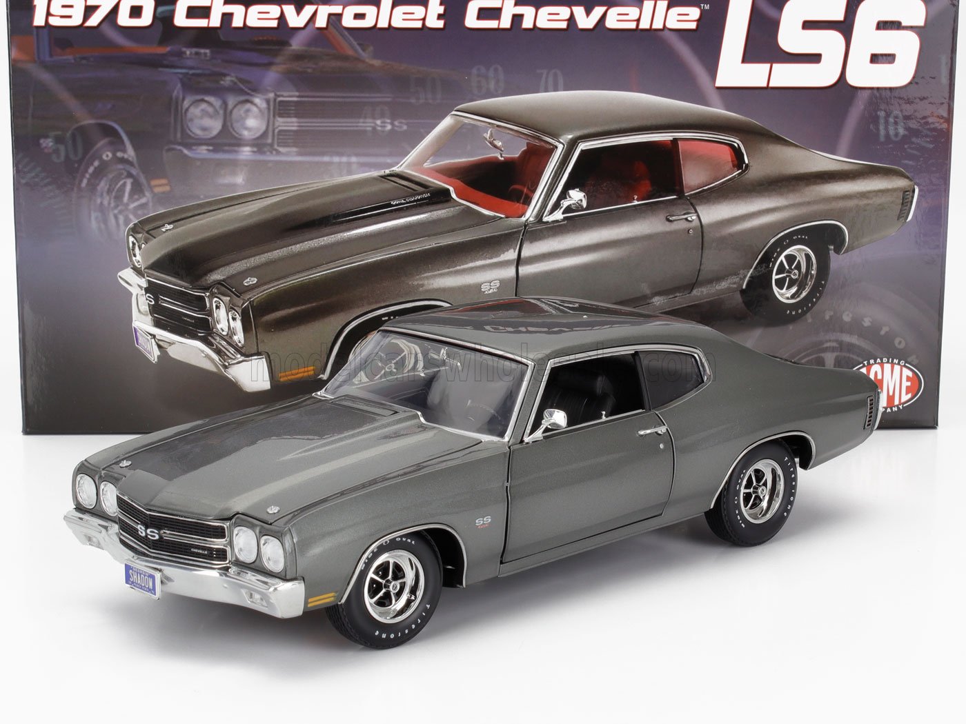 CHEVROLET - CHEVELLE LS6 COUPE 1970 - GREY MET - Vroomi