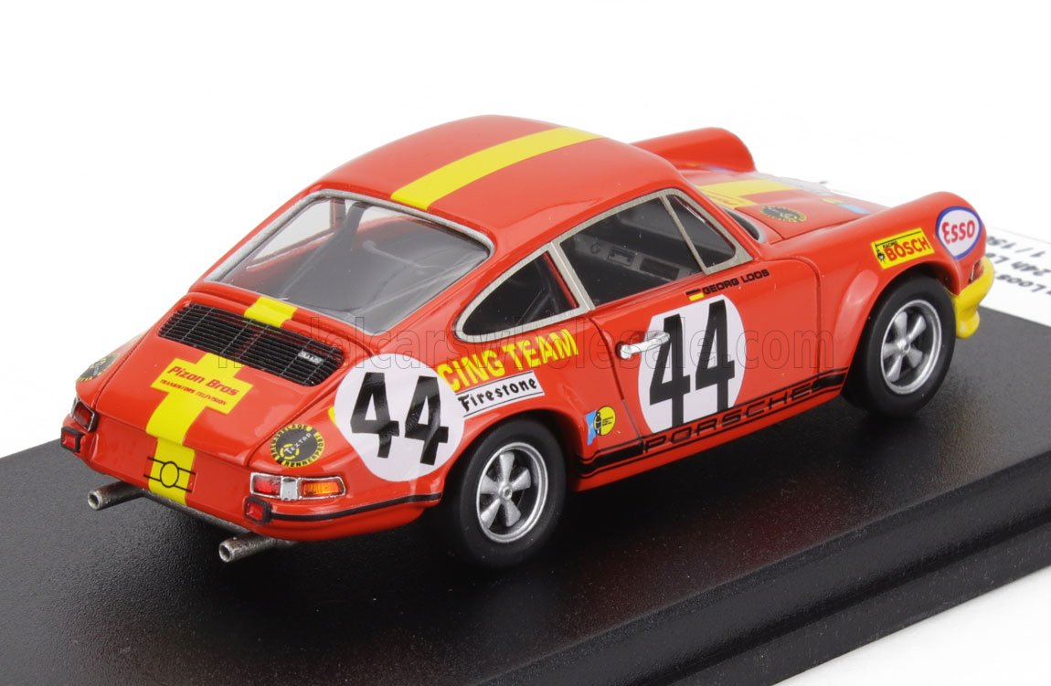 Porsche 911S Coupé Gelo Racing No. 44 Georg Loos Jean Sage Franz Pesch 24h Le Mans 1972 Trofeu 1:43 scale model - image 2