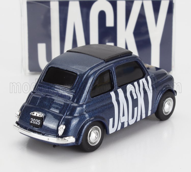 FIAT - 500 BRUMS 80 YEARS JACKY ICKX 1965 - BLUE Scale model car on Vroomi