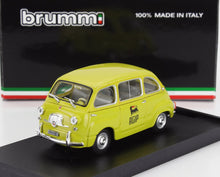 FIAT - 600D MULTIPLA COMMERCIALE AGIP 1960 - YELLOW Scale model car on Vroomi