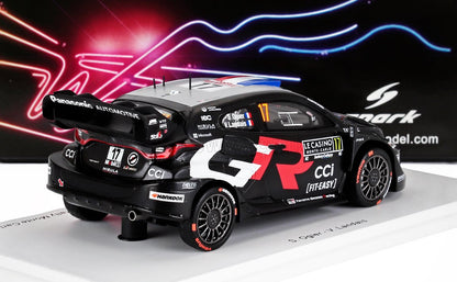 TOYOTA - YARIS GR RALLY1 HYBRID TEAM TOYOTA GAZOO RACING WRT N 17 WINNER RALLY MONTECARLO 2025 SEBASTIEN OGIER - VINCENT LANDAIS - BLACK