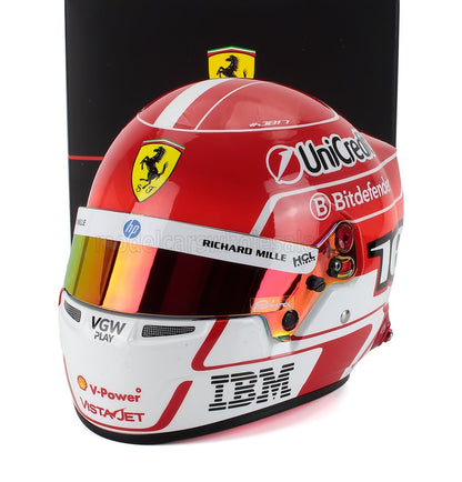 BELL HELMET - CASCO HELMET F1 CHARLES LECLERC TEAM FERRARI HP N 16 SEASON 2025 - RED WHITE