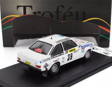 TROFEU - 1/43 - FORD ENGLAND - ESCORT MKII N 39 RALLY MONTECARLO 1980 NICOLAS KOOB - WIN JACOBY - WHITE