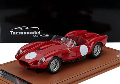 FERRARI - 250TR 3.0L V12 PONTOON FENDER TESTAROSSA SPIDER PRESS VERSION CLIENTI CORSA 1958 - RED WHITE