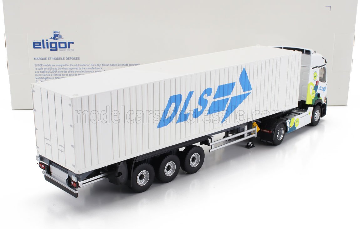 RENAULT - T480 TRUCK CASSONATO DLS TRANSPORTS 2021 - WHITE - Vroomi