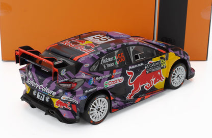 FORD ENGLAND - PUMA RALLY1 TEAM FORD M-SPORT N 55 RALLY MONTECARLO 2025 JOSHUA McERLEAN - EOIN TREACY - BLUE YELLOW RED