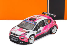 CITROEN - C3 RALLY2 TEAM SARRAZIN MOTORSPORT IRON LYNX N 42 RALLY MONTECARLO 2025 SARAH RUMEAU - JULIE AMBLARD - PINK WHITE