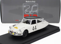CITROEN - DS19 N 44 VAINQUEUR RALLYE TOUR DE CORSE 1961 RENE TRAUTMANN - JEAN CLAUDE OGIER - BLANC NOIR — Boutique de voitures miniatures Vroomi.