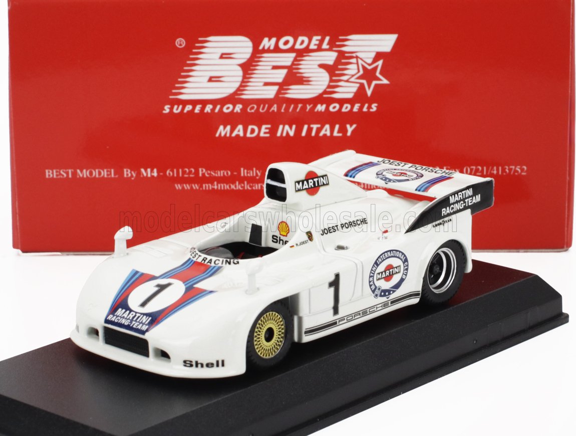 PORSCHE - PORSCHE 908/4 TEAM MARTINI RACING N 1 PRESSE 1978 - BLANC - Vroomi