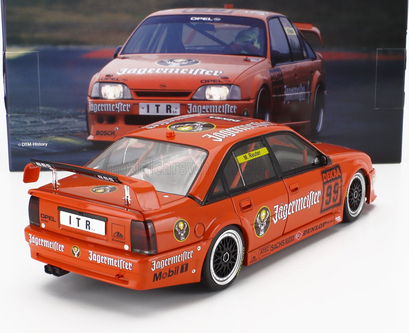 OPEL | OMEGA 3000 24V TEAM SCHUBEL JAGERMEISTER N 99 SEASON DTM 1991 MANUEL REUTER