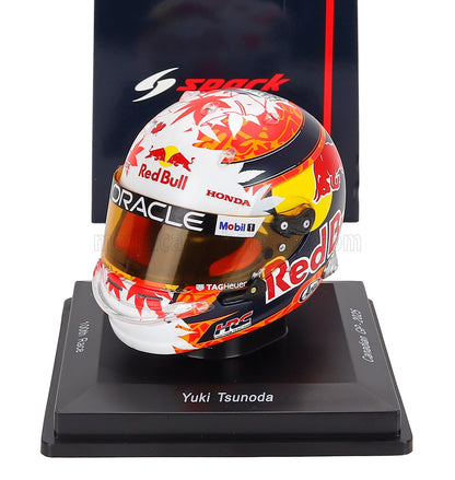 BELL HELMET - CASCO HELMET F1 YUKI TSUNODA TEAM ORACLE RED BULL RACING N 22 CANADA GP (100th GP) 2025 - WHITE GOLD