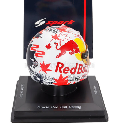 BELL HELMET - CASCO HELMET F1 YUKI TSUNODA TEAM ORACLE RED BULL RACING N 22 CANADA GP (100th GP) 2025 - WHITE GOLD