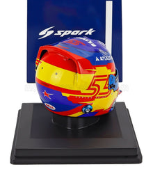 BELL HELMET - CASCO HELMET F1 CARLOS SAINZ TEAM ATLASSIAN WILLIAMS RACING N 55 SEASON 2025 - BLUE YELLOW RED