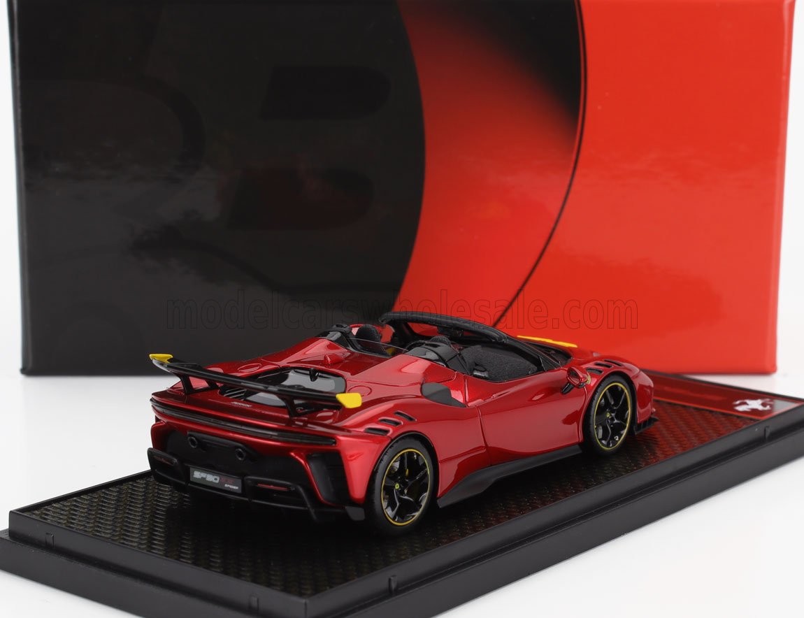 FERRARI | SF90 XX STRADALE SPIDER 2024 | ROSSO PORTOFINO - MET GELB SCHWARZ