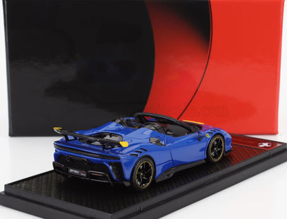 FERRARI - SF90 XX STRADALE SPIDER 2024 - AZZURRO DINO - LIGHT BLUE BLACK YELLOW