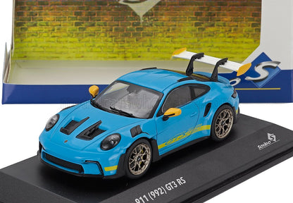 PORSCHE - 911 992 GT3 RS COUPE TRIBUTE 24h DAYTONA 2023 - LIGHT BLUE YELLOW