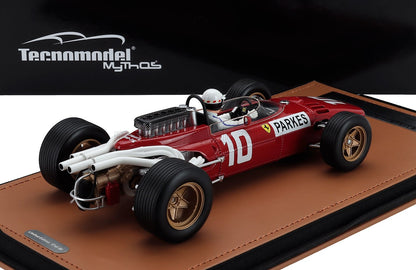 FERRARI - F1 312 N 10 NURBURGRING GP (with pilot figure) 1966 MIKE PARKES - RED