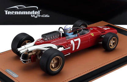 FERRARI - F1 312 N 17 MONACO GP (with pilot figure) 1966 JOHN SURTEES - RED