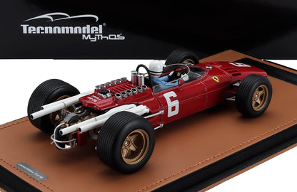 FERRARI - F1 312 N 6 WINNER ITALY MONZA GP (with pilot figure) 1966 LUDOVICO SCARFIOTTI - RED